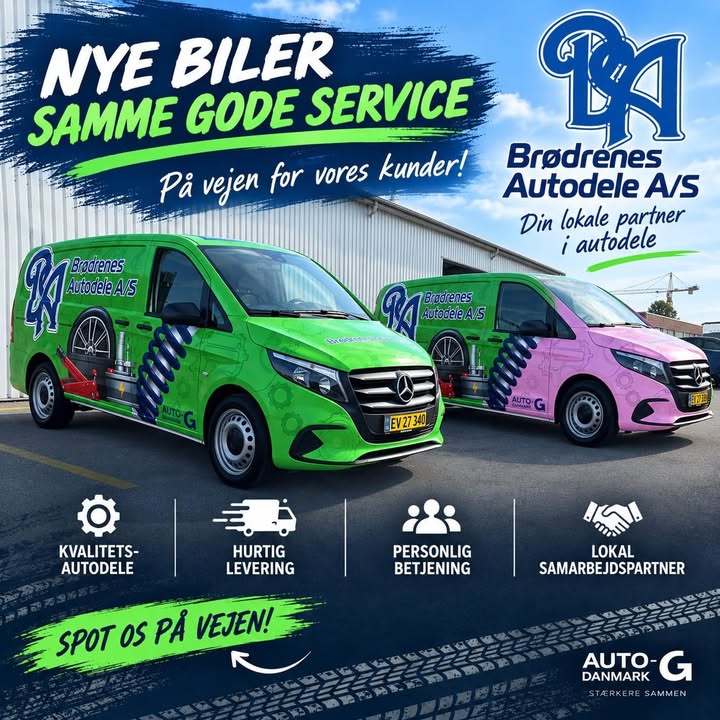 Og nu vi er ved Auto-G flåden… så skruer Brødrenes Autodele A/S - Auto-G Greve helt op f…