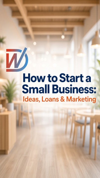 LinkedIn post: How to Start a Small Business: Ideas, Loans & Marketing. Learn how to start a sm