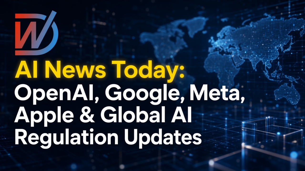LinkedIn post: AI News Today: OpenAI, Google, Meta, Apple & Rules. Catch up on key AI updates f