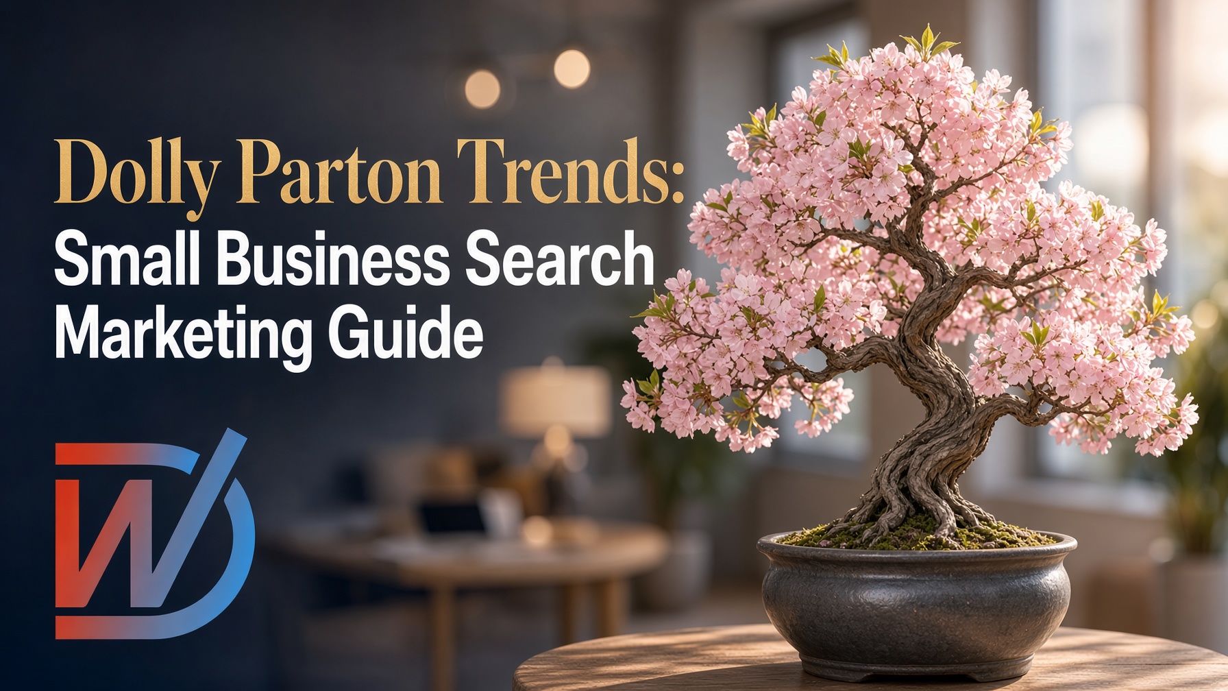 LinkedIn post: Dolly Parton Trends: Small Business Search Marketing Guide. Learn how small busi