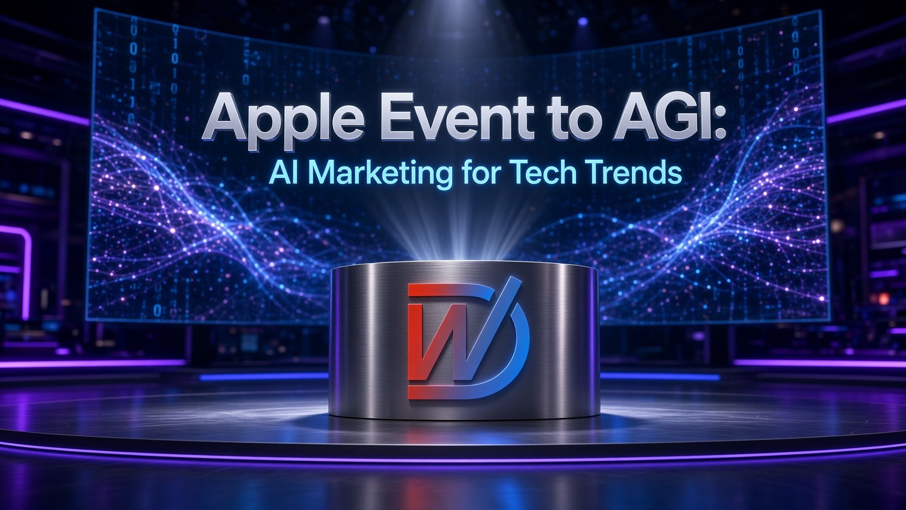 LinkedIn post: Apple Event to AGI: AI Marketing for Tech Trends. Learn how small businesses can