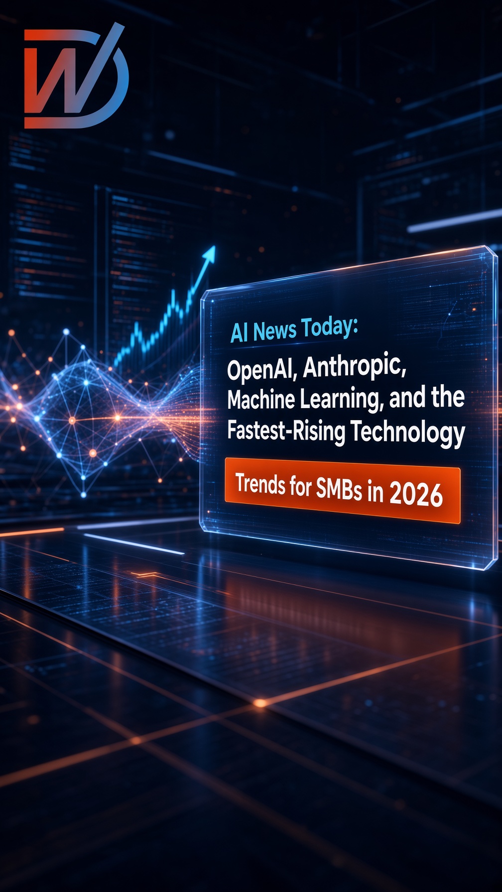 Instagram post: AI News Today: 2026 Trends SMBs Must Know. Explore the latest AI trends from Ope