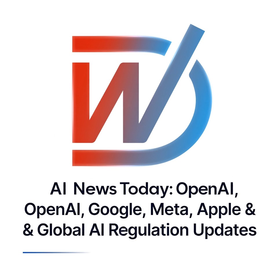 Instagram post: AI News Today: OpenAI, Google, Meta, Apple & Rules. Catch up on key AI updates f