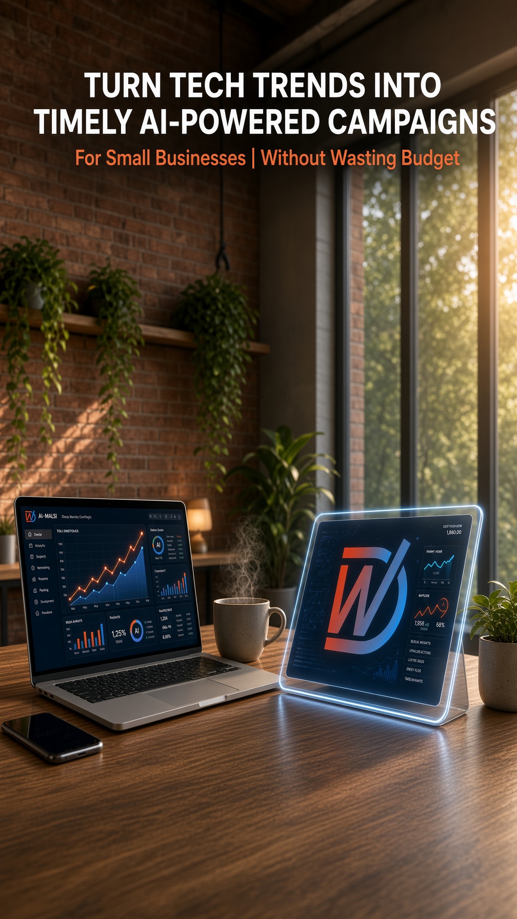 Instagram post: Nintendo, Apple Events & AI: SMB Trend Marketing Guide. Learn how small business