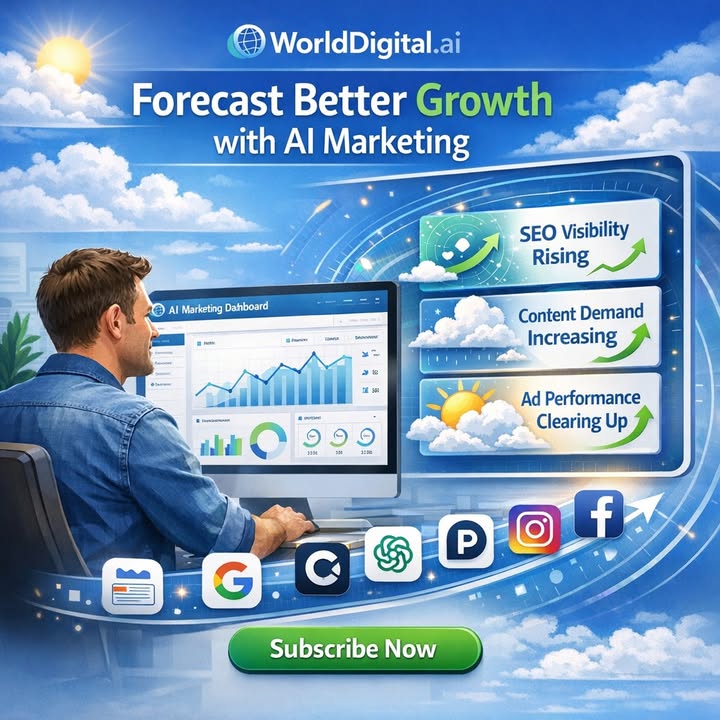 Facebook post: Weather shifts fast—your marketing should be just as responsive. Inspired by how