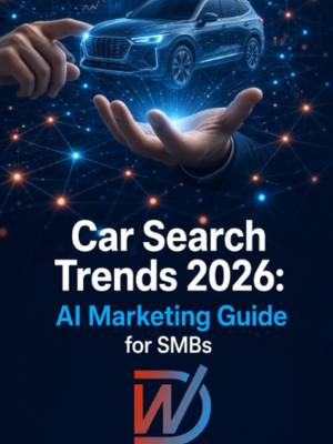 TikTok post: Car Search Trends 2026: AI Marketing Guide for SMBs. Discover the top car search