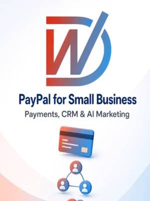 TikTok post: PayPal for Small Business: Payments, CRM & AI Marketing. Learn how small busines