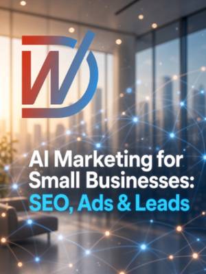 TikTok post: AI Marketing for Small Businesses: SEO, Ads & Leads. Learn how small businesses 