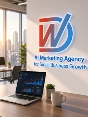 TikTok post: AI Marketing Agency for Small Business Growth. Learn how AI marketing helps smal