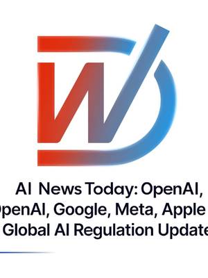 TikTok post: AI News Today: OpenAI, Google, Meta, Apple & Rules. Catch up on key AI updates f